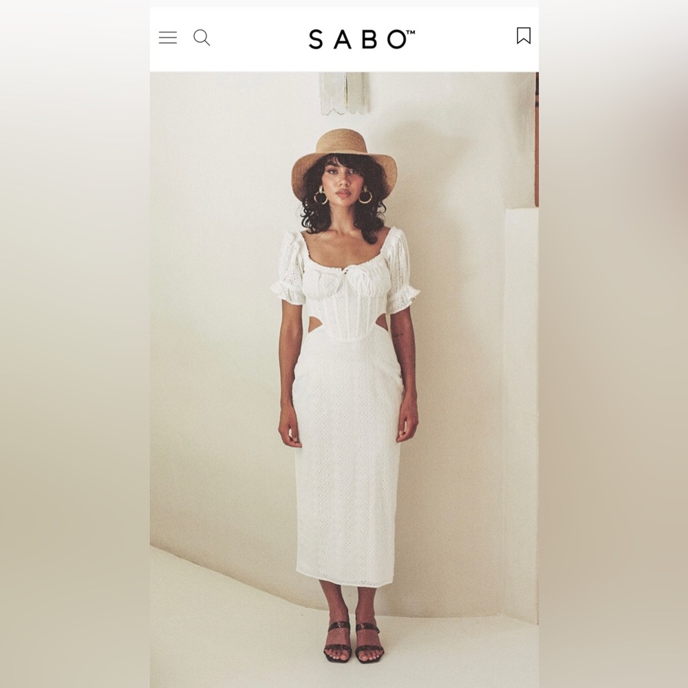 White Sabo Skirt brand Oliver dress, size XL- Brand new, still in bag